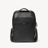 aspinal of london leather backpack Zipped Black Leather Backpack
