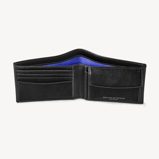 Portafoglio In Pelle Golden Head Dublin Con Protezione RFID | Nero | Billfold Con Portamonete 12,5x9,5cm