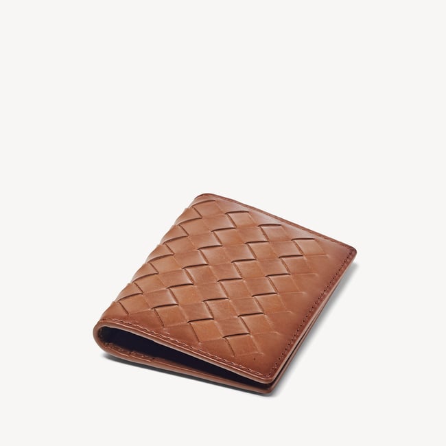 Brown Western Mens Deer Design Bifold Credit Card ID Holder Cowboy Sty