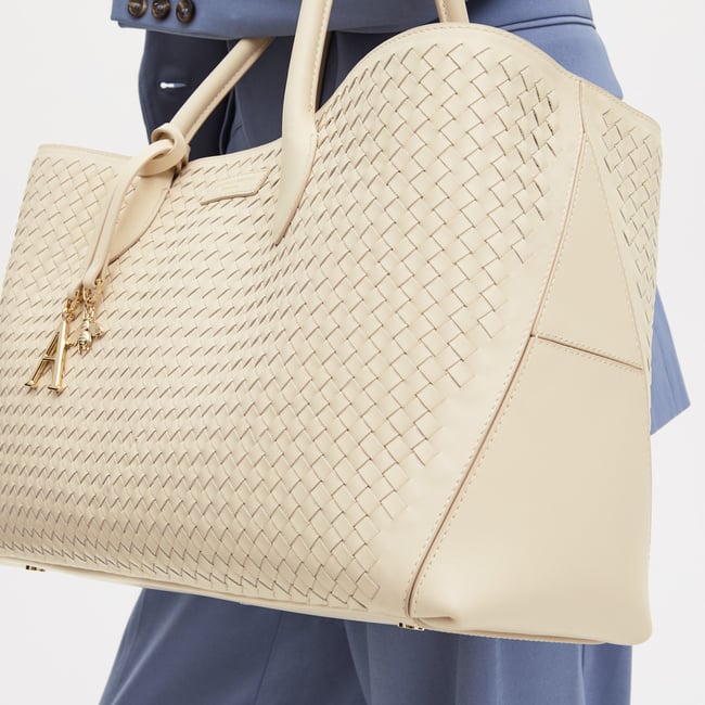 Ivory Luxe Resort Tote Bag - Mavis By Herrera