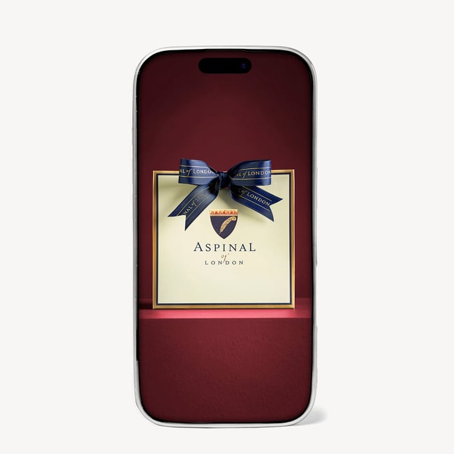 iPhone 16 Pro Case in Navy Saffiano | Aspinal of London
