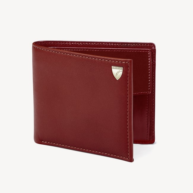 Golden Head Geldbörse Zpped Bllfold Con Wallet, aus echtem Leder mt
