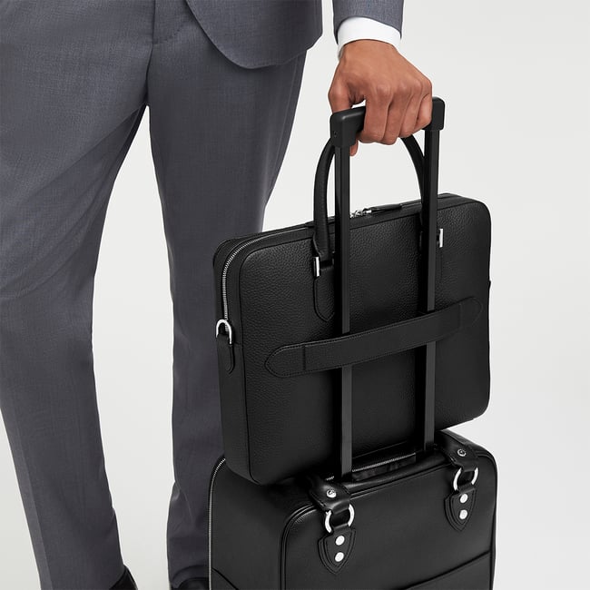 slim modern briefcases