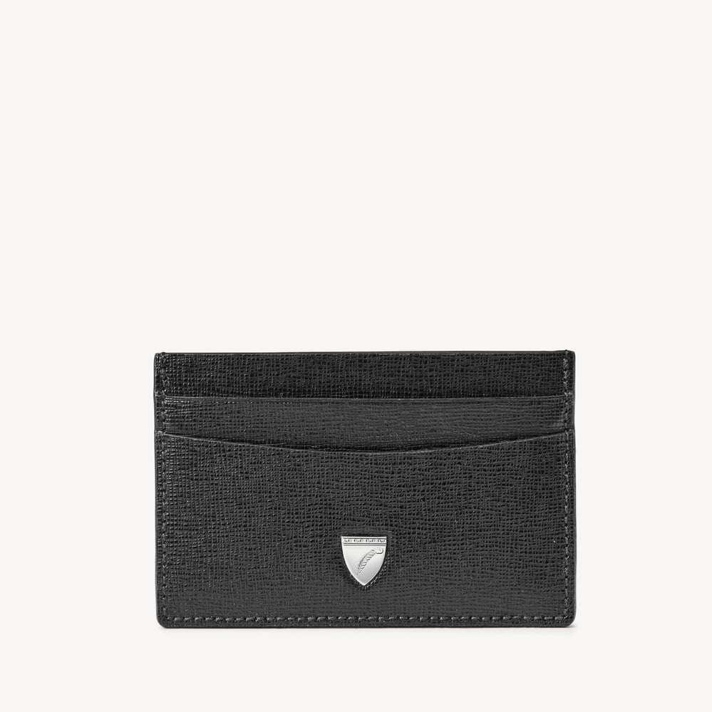 Haimac 9-Slot Vertical RFID Credit Card Holder - PU Leather, Black, Compact Wallet For Men & Women