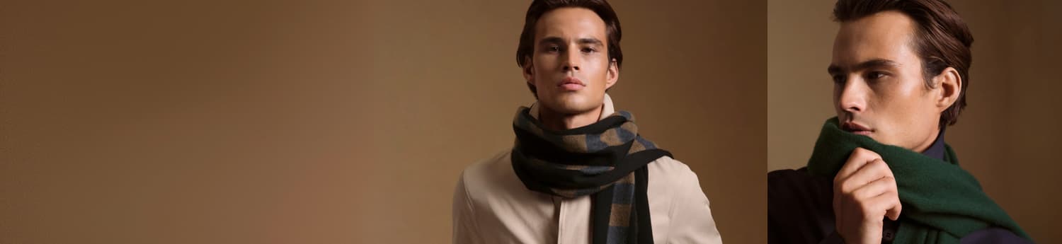 Men's Cashmere & Wool Scarves