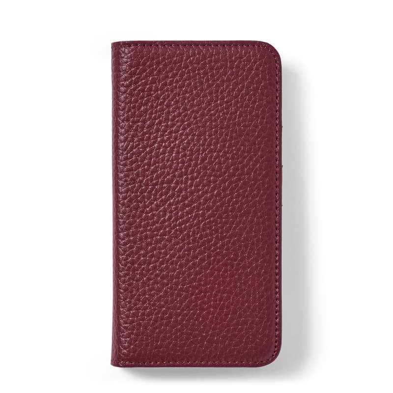 Aspinal Of London Iphone 16 Pro Magnetic Card Case In Burgundy