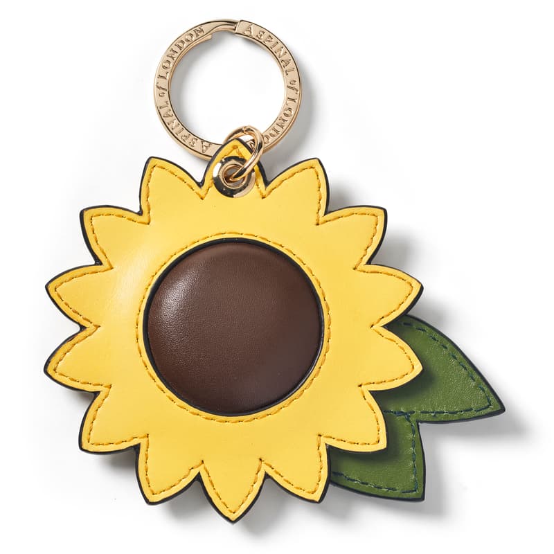 Aspinal of London Happy Sunflower Keyring Aspinal of London Happy Sunflower Keyring