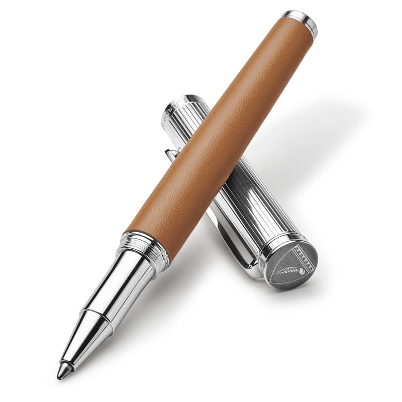 Aspinal of London Ballpoint Pen in Smooth Tan