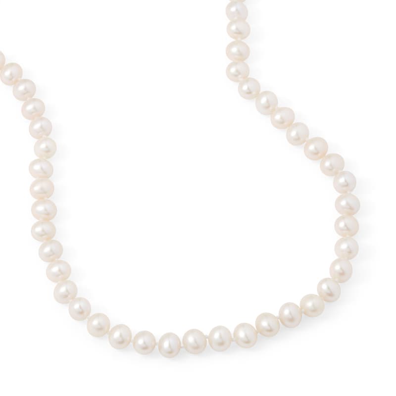 Aspinal of London Freshwater Pearl Necklace set in 9ct Yellow Gold