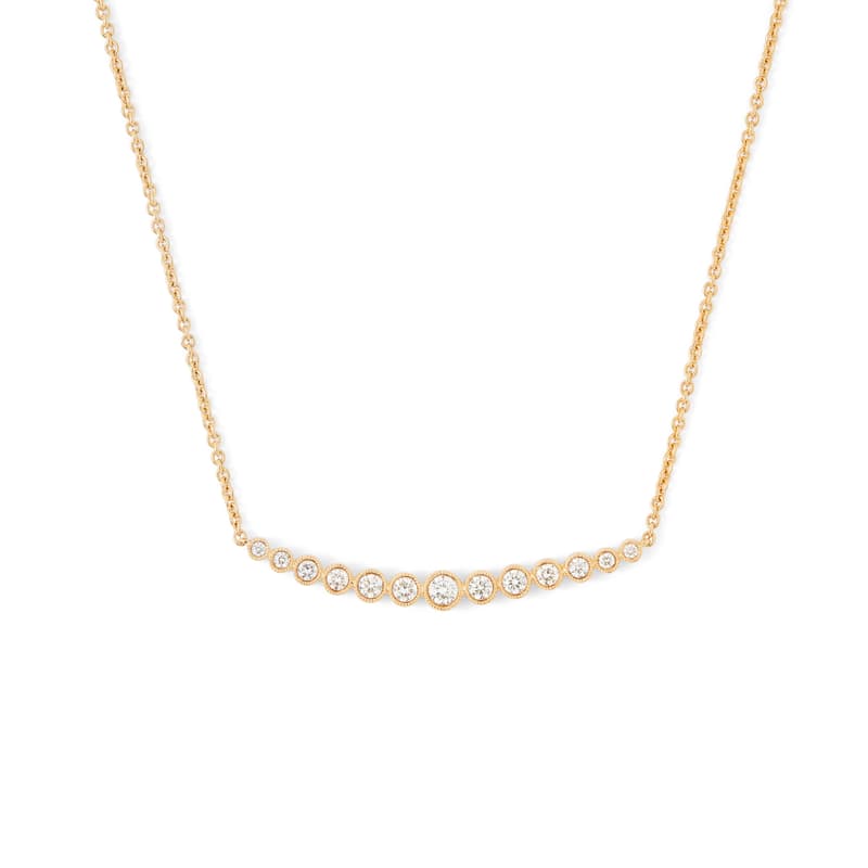 Aspinal of London Demi Diamond Necklace set in 18ct Gold