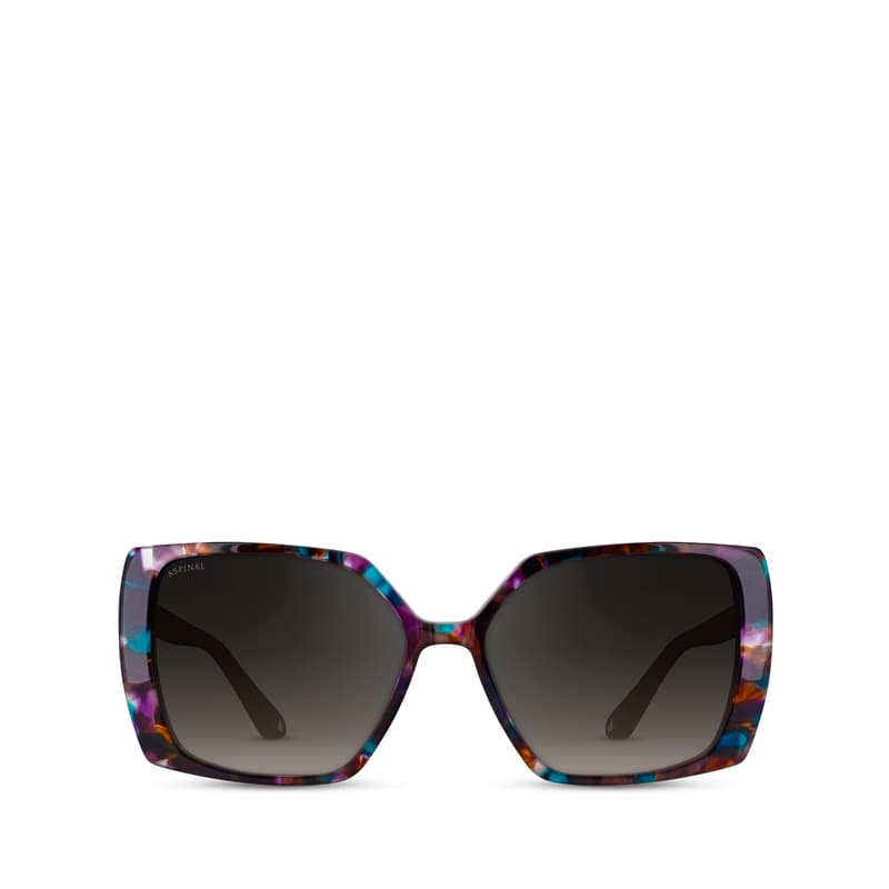 Aspinal of London Pavilion Women's Sunglasses in Teal Marble Acetate
