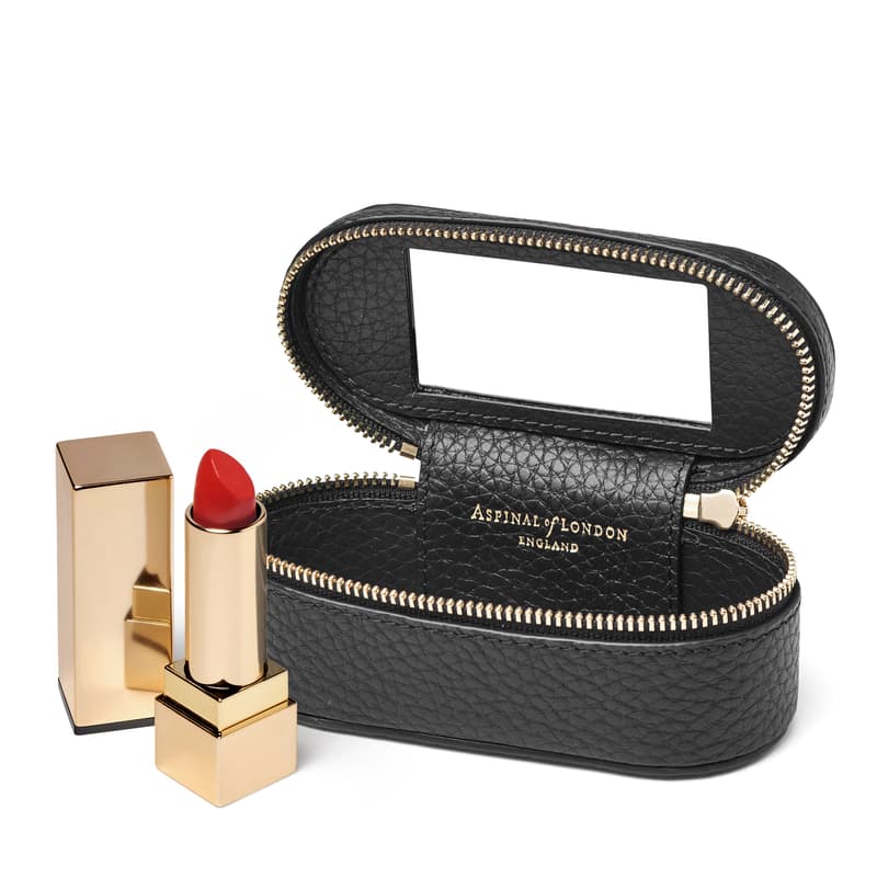 Aspinal of London Handbag Tidy All in Black Pebble
