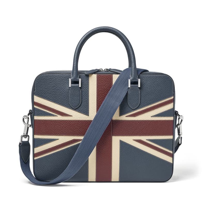 Aspinal of London Slim Leather Briefcase in Brit Pebble