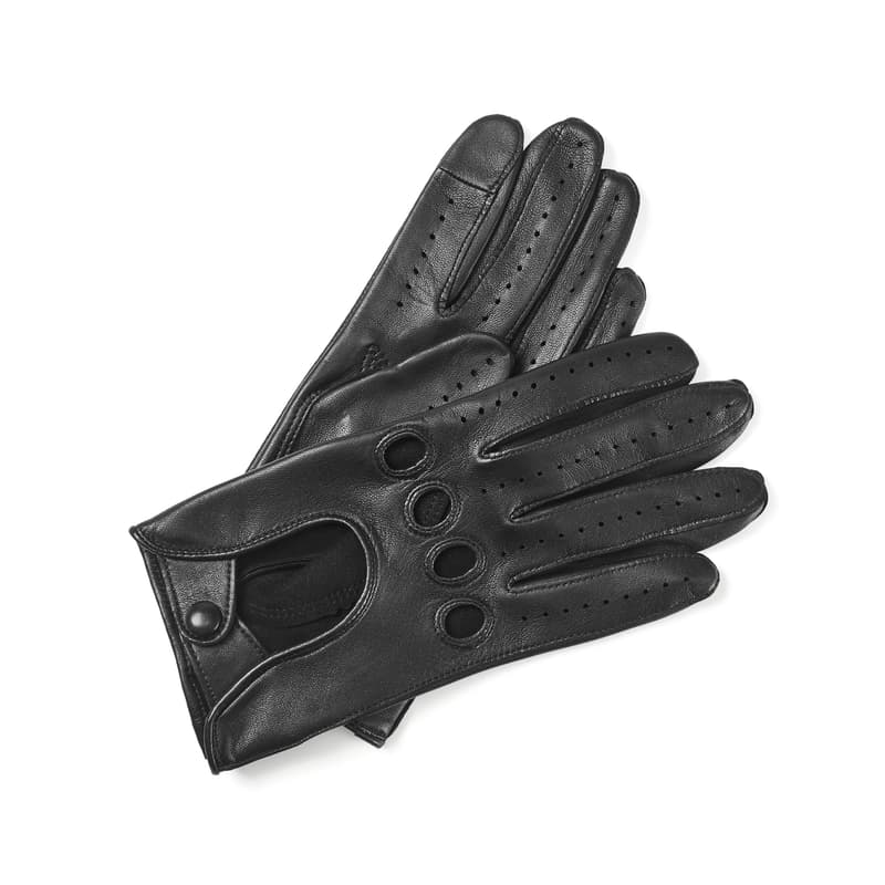 Aspinal of London Women's Black Nappa Driving Gloves Aspinal of London Women's Black Nappa Driving Gloves