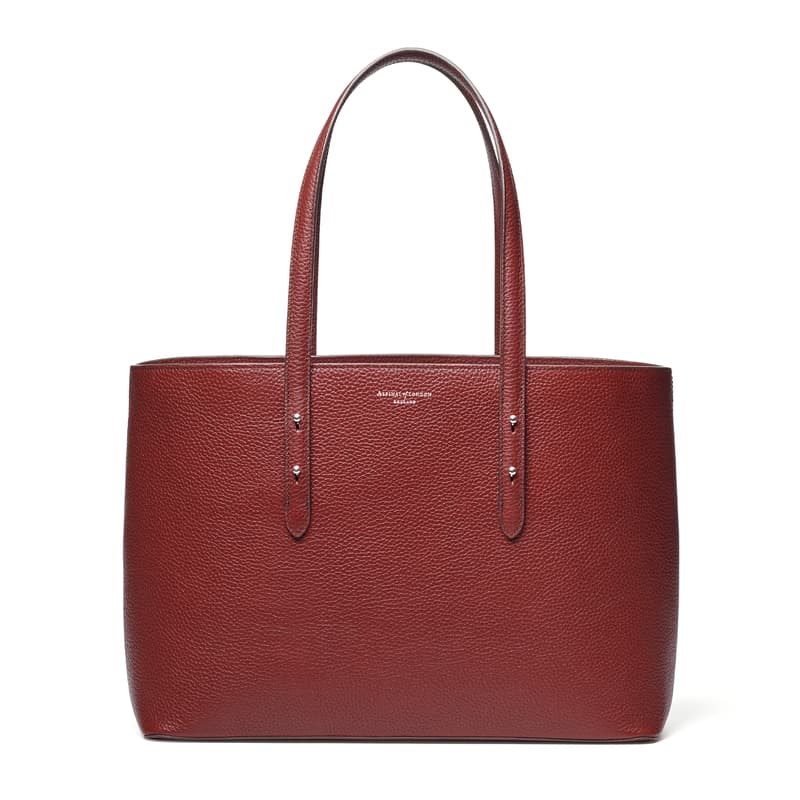 Aspinal Of London Regent Tote In Red