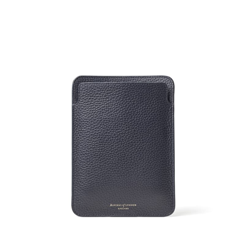 Aspinal of London Kindle Case in Navy Pebble Aspinal of London Kindle Case in Navy Pebble