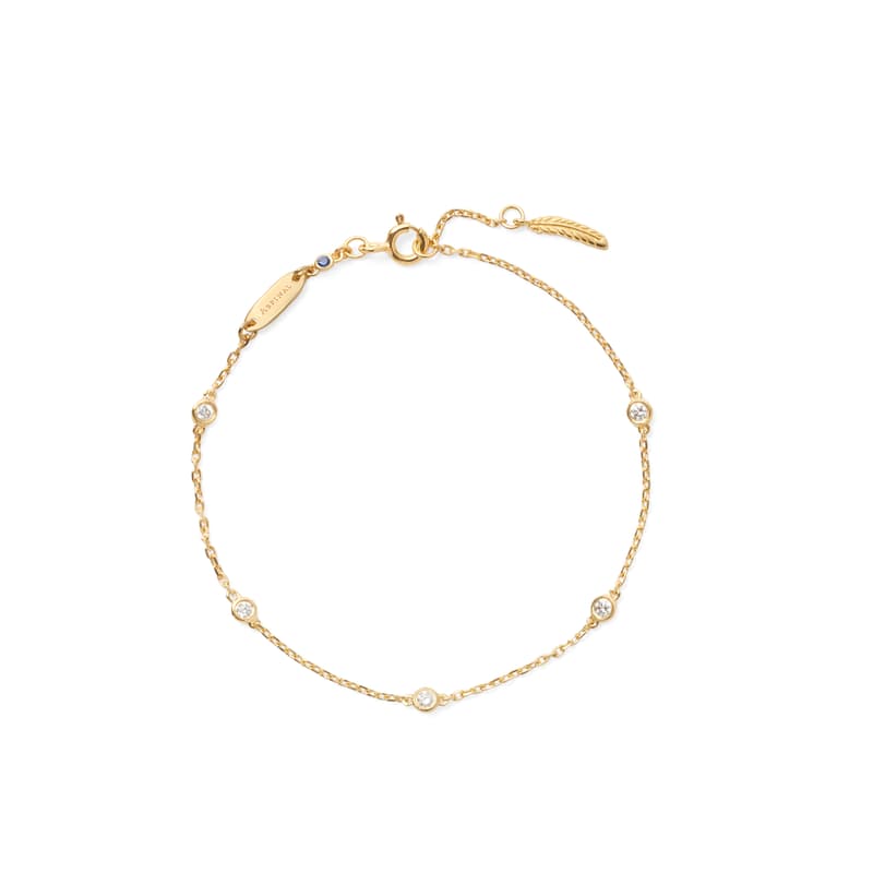 Aspinal of London Celeste Diamond Bracelet in 14ct Gold