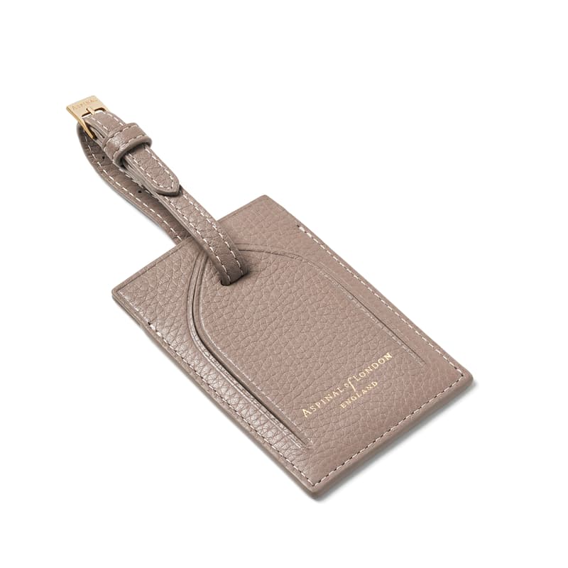 Aspinal of London Hudson Gepäckanhänger in Moleskin Milled Pebble