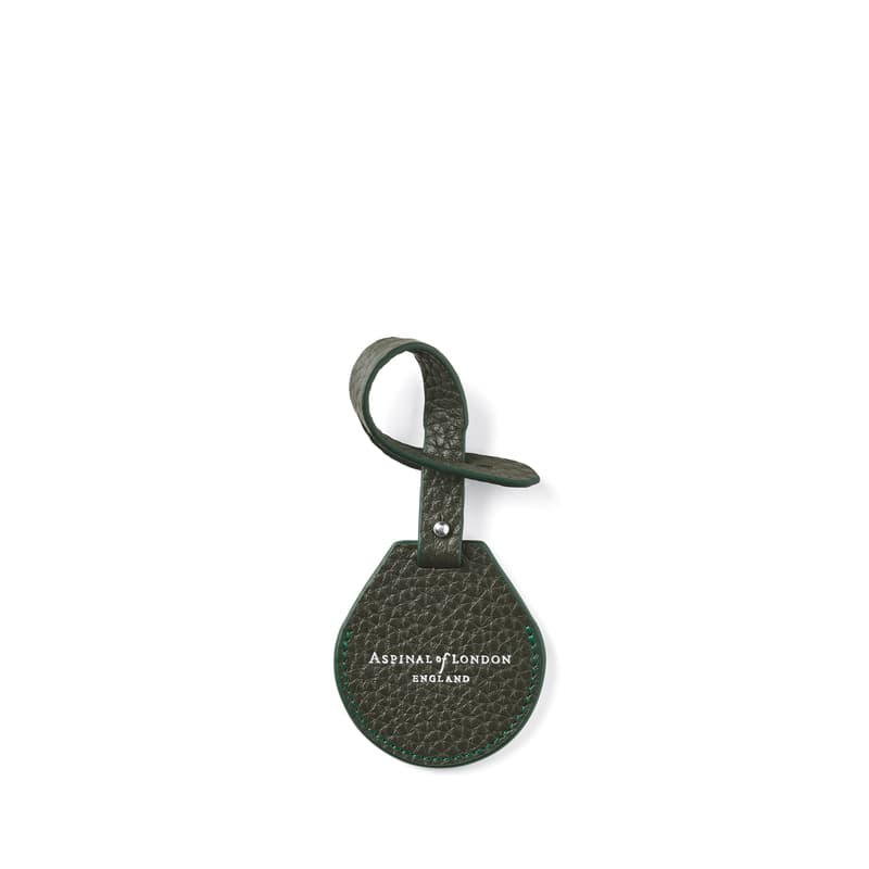 Aspinal of London Men's Perso Charm in Forest Green Pebble