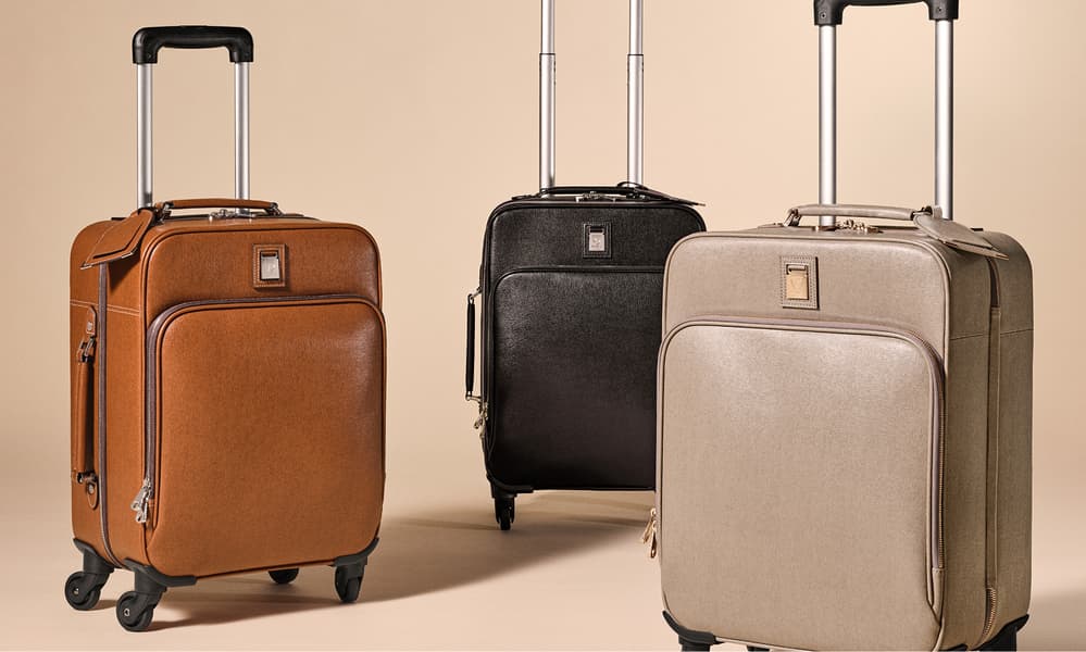 Image of cabin cases in black, tan and neutral