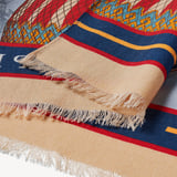 Merino & Silk Stole Dusky Blue Up Up & Away