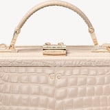 Trunk Soft Taupe Patent Croc