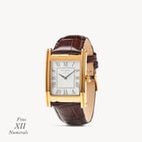 Mayfair® Classic Watch 23ct Gold Plated - Deep Shine Chestnut Croc