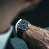 Mount Street Watch Stainless Steel - Deep Shine Navy Croc
