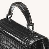 Midi Mayfair® 2 Black Patent Croc