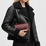 Eliza Clutch Smooth Merlot