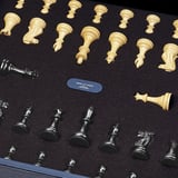 Chess Set Red Jewel Calf