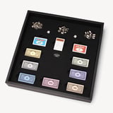 Monopoly Set Red Jewel Calf
