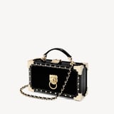 Trinket Box Signature Lion's Head & Black Velvet with Studs