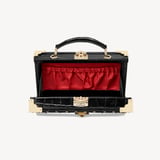 Trinket Box Signature Lion's Head & Black Velvet with Studs