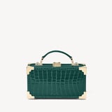 Trinket Box Evergreen Patent Croc