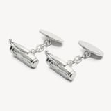 Personalised Sterling Silver Sporting Cufflinks Sterling Silver 925 Golf Bag