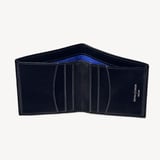 Credit Card Wallet with Notes Pocket Smooth Black