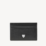Slim Credit Card Holder Black Saffiano
