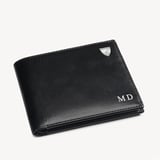 8 Card Billfold Wallet Smooth Black