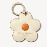 Daisy Keyring Smooth Ivory & Honey