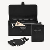 Travel Collection Black Saffiano