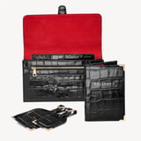 Travel Collection Deep Shine Black Croc