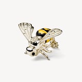 Bee Brooch Hallmarked Sterling Silver & Enamel