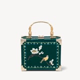 Trunk Evergreen Velvet & Patent Croc