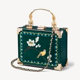 Trunk Evergreen Velvet & Patent Croc