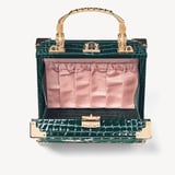 Trunk Evergreen Velvet & Patent Croc