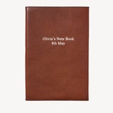 A4 Refillable Journal Tobacco Pebble