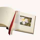 8-inch Leather Photo Album Navy Pebble