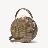 Hat Box Mocha Patent Croc