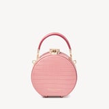 Micro Hat Box Deep Shine Cherry Blossom Small Croc